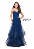 Picture of: Tulle Ball Gown with Sweetheart Neckline in Midnight Blue, Style: 25446, Main Picture