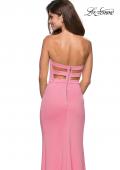 Picture of: Pink Strapless Prom Dress with Cut Out Back and Slit in Millennial Pink, Style: 27335, Main Picture