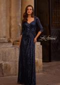 Picture of: Sequin Evening Gown with Knot Detail on Front, Style: 27930, Main Picture