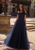 Picture of: Tulle Off the Shoudler A-line Dress with Rhinestones, Style: 28051, Main Picture