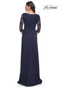 Picture of: Jersey Gown with Boat Neckline and Lace Detailing, Style: 29251, Detail Picture 8