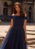 Picture of: Tulle Off the Shoudler A-line Dress with Rhinestones, Style: 28051, Detail Picture 1
