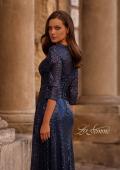 Picture of: Sequin Evening Gown with Knot Detail on Front, Style: 27930, Detail Picture 2