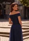 Picture of: Tulle Off the Shoudler A-line Dress with Rhinestones, Style: 28051, Detail Picture 2