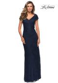 Picture of: Lace Off The Shoulder Cap Sleeve Evening Dress, Style: 27982, Detail Picture 6