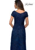 Picture of: Lace Evening Gown with Cap Sleeves and V Neck, Style: 27915, Detail Picture 9
