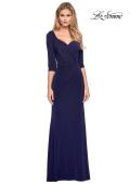 Picture of: 3/4 Sleeve Long Jersey Dress with Sweetheart Neckline, Style: 26955, Detail Picture 5