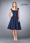 Picture of: Knee Length Evening Dress with Pockets in Navy, Style: 24898, Main Picture