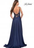 Picture of: Gorgeous Satin Gown with Sheer Lace Bodice, Style: 30580, Detail Picture 2