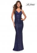 Picture of: Wrap Style Long Gown in Beautiful Sequin, Style: 30362, Detail Picture 7