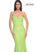 Picture of: Strapless Sweetheart Mermaid Sequin Prom Gown in Neon Green, Style: 32092, Detail Picture 5
