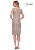 Picture of: Short Sleeve Below the Knee Lace Dress, Style: 29930, Detail Picture 6