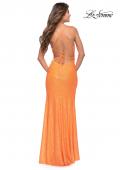 Picture of: Vibrant Wrap Style Sequin Dress with Slit, Style: 30620, Detail Picture 16