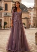 Picture of: A-line Tulle Mother of the Bride Dress with Gorgeous Beaded Lace in Orchid, Style: 32538, Main Picture