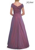Picture of: Off-the-Shoulder Stretch Taffeta A-Line Gown in Orchid, Style: 33446, Detail Picture 12