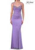 Picture of: Rhinestone Embellished Gown with Open Back in Periwinkle, Style: 33856, Detail Picture 12