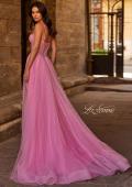 Picture of: Cute A-line Prom Dress with Pearl and Rhinestone Tulle in Pink , Style 32644, Back Picture