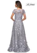 Picture of: Long Lace Evening Dress with Cap Sleeves, Style: 27870, Detail Picture 7