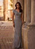 Picture of: Lace Off The Shoulder Cap Sleeve Evening Dress, Style: 27982, Main Picture