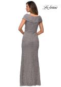 Picture of: Lace Off The Shoulder Cap Sleeve Evening Dress, Style: 27982, Detail Picture 14