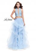 Picture of: Two Piece Ball Gown with Tulle Skirt and Beaded Top in Powder Blue, Style: 26240, Main Picture