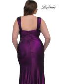 Picture of: Metallic Curve Dress with Flattering Ruching in Purple , Style: 32991, Detail Picture 14