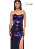 Picture of: Stunning Metallic Prom Dress with Sweetheart Neckline in Purple , Style 32757, Detail Picture 11