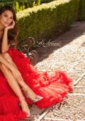 Picture of: Fabulous Tiered Ruffle Skirt Prom Dress with Strapless Top in Red, Style: 33717, Detail Picture 14, Landscape