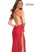 Picture of: Trendy Prom Dress with High Side Slit in Red, Style: 30437, Back Picture