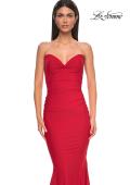 Picture of: Simple Jersey Mermaid Prom Dress with Sweetheart Neckline in Red , Style 32872, Detail Picture 25