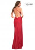 Picture of: Trendy Prom Dress with High Side Slit in Red, Style: 30437, Detail Picture 4