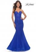Picture of: Rhinestone Mermaid Prom Dress with Sweetheart Neckline in Royal Blue, Style: 31285, Main Picture
