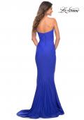 Picture of: Chic Jersey Gown with Sweetheart Neckline in Royal Blue, Detail Picture 10