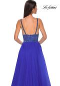 Picture of: Gorgeous Line Rhinestone Top Dress with A-line Tulle Skirt in Royal Blue, Style 32714, Detail Picture 13