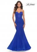 Picture of: Rhinestone Mermaid Prom Dress with Sweetheart Neckline in Royal Blue, Style: 31285, Detail Picture 4