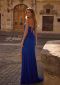 Picture of: Simple Prom Dress with Strapless Sweetheart Top and Lace Up Back in Royal Blue, Style 32990, Detail Picture 4
