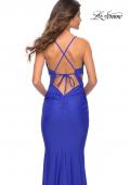 Picture of: Prom Dress with Cut Outs and Tie Back in Royal Blue, Detail Picture 5