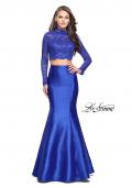 Picture of: Two Piece Mermaid Prom Dress with Lace Top in Royal Blue, Style: 24901, Main Picture