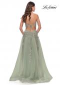 Picture of: Tulle Prom Dress with Lace Detail in Sage, Style: 31503, Detail Picture 8