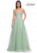 Picture of: Sweetheart Strapless Gown with Beautiful Lace Applique in Sage, Style: 32082, Detail Picture 13
