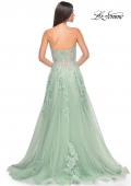 Picture of: Sweetheart Strapless Gown with Beautiful Lace Applique in Sage, Style: 32082, Detail Picture 14