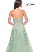 Picture of: Sweetheart Strapless Gown with Beautiful Lace Applique in Sage, Style: 32082, Detail Picture 16