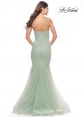 Picture of: Rhinestone Mermaid Prom Dress with Sweetheart Neckline in Sage, Style: 31285, Detail Picture 3
