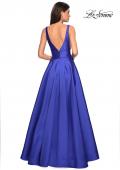 Picture of: A Line Sweetheart Prom Dress with Pockets in Sapphire Blue, Style: 26768, Detail Picture 4
