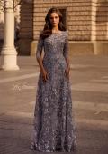 Picture of: Lace Gown with Full Skirt and Sheer Lace Sleeves, Style: 29903, Main Picture