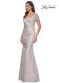 Picture of: Satin Evening Dress with Lace and Scoop Neckline, Style: 27989, Detail Picture 11