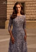 Picture of: Lace Gown with Full Skirt and Sheer Lace Sleeves, Style: 29903, Detail Picture 2