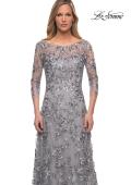 Picture of: Lace Gown with Full Skirt and Sheer Lace Sleeves, Style: 29903, Detail Picture 6