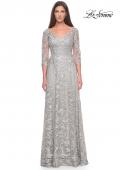 Picture of: Beautiful Lace A-line Mother of the Bride Dress in Navy, Style: 30031, Main Picture