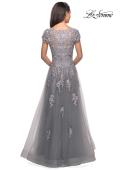 Picture of: Long Tulle Gown with Intricate Lace Detailing, Style: 26907, Detail Picture 9